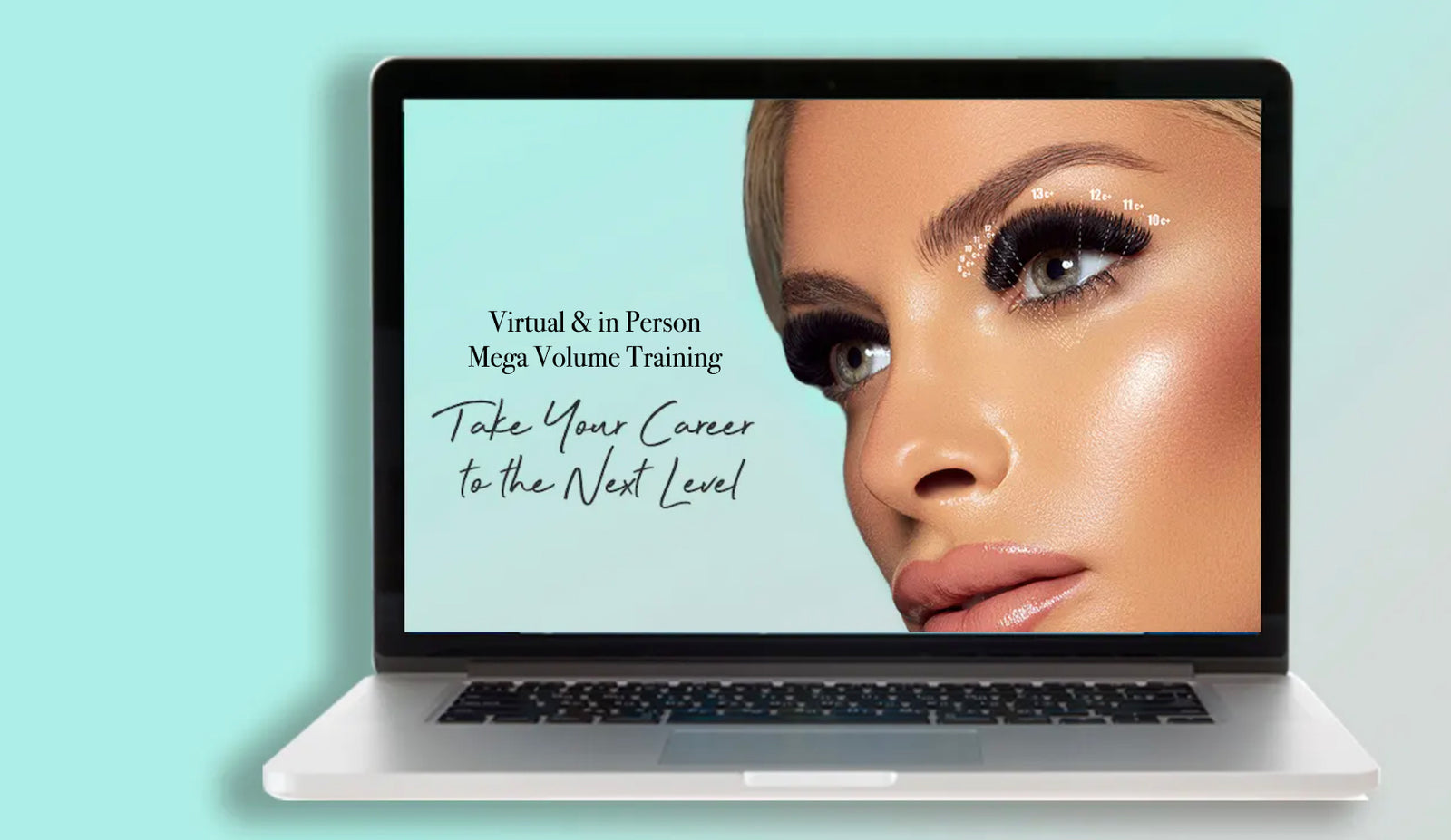 Virtual Online Mega Volume Lash Extension Training & Education Sydney Australia