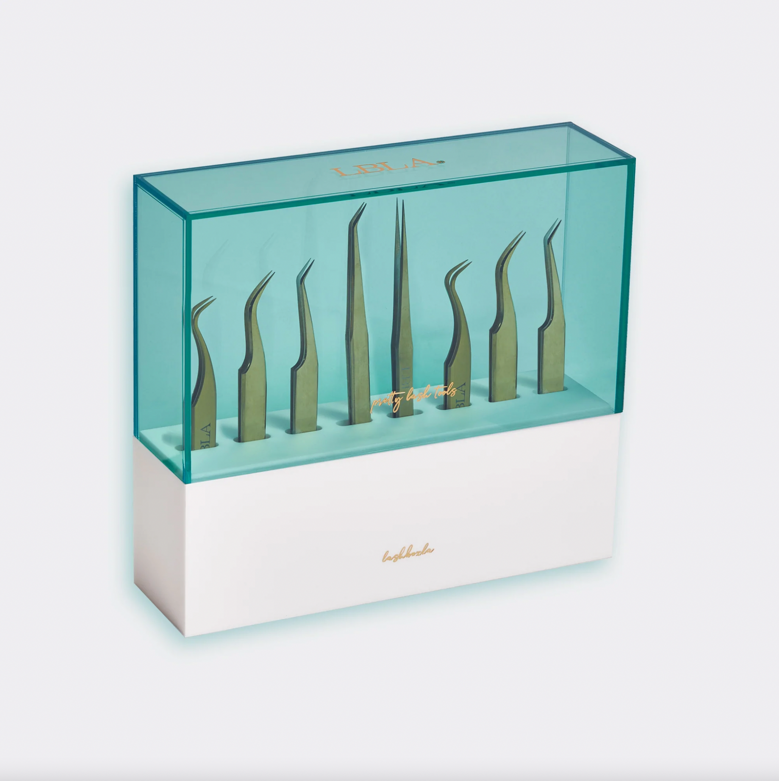 Sanitised tweezer case, Volume lash tweezer stand Lash Box LA Australia
