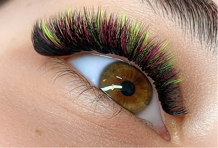 Working With Colour Lashes-LashBox LA Australia