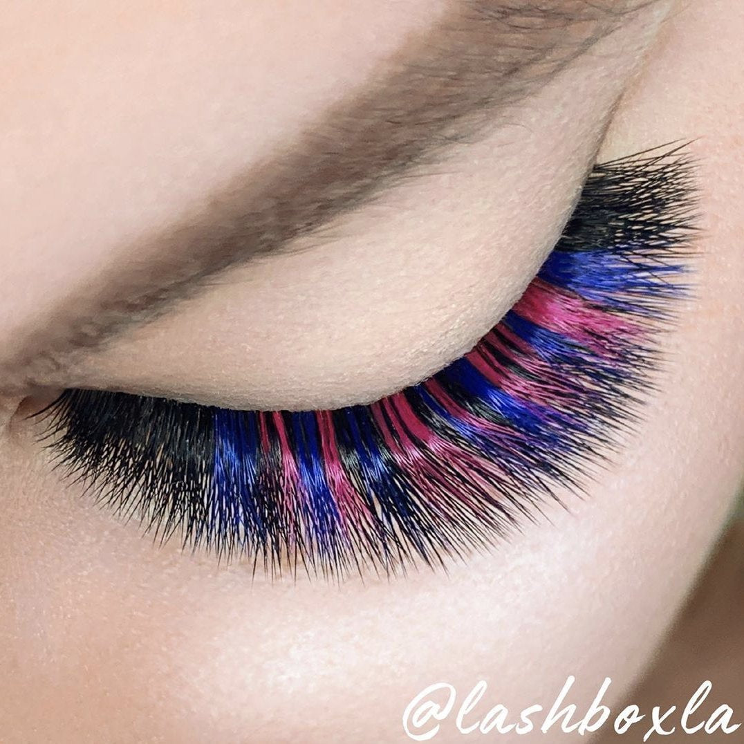 COLOURED LASHES-LashBox LA Australia