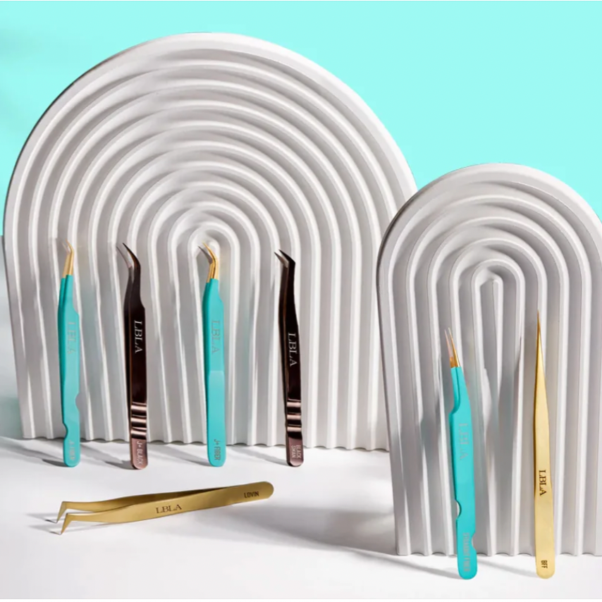Fibre grip tweezer collection Lash Box LA Australia 