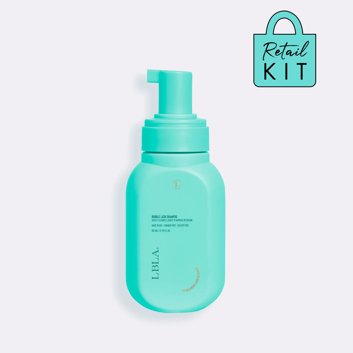 Botanical Bubble Lash Shampoo - Travel Size 80ml