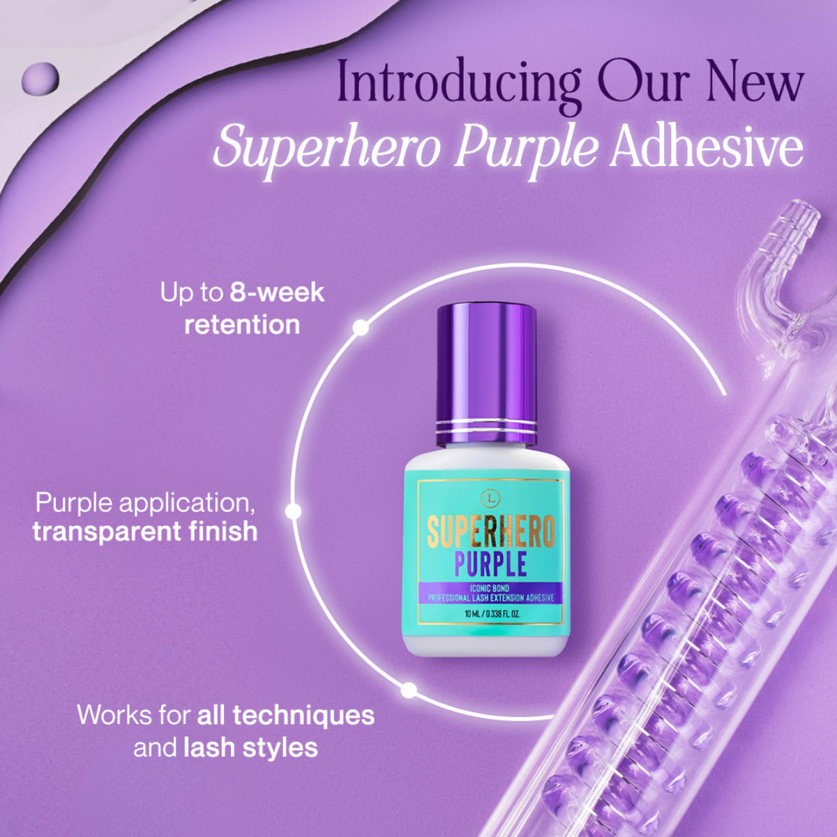 Superhero Purple Lash Adhesive