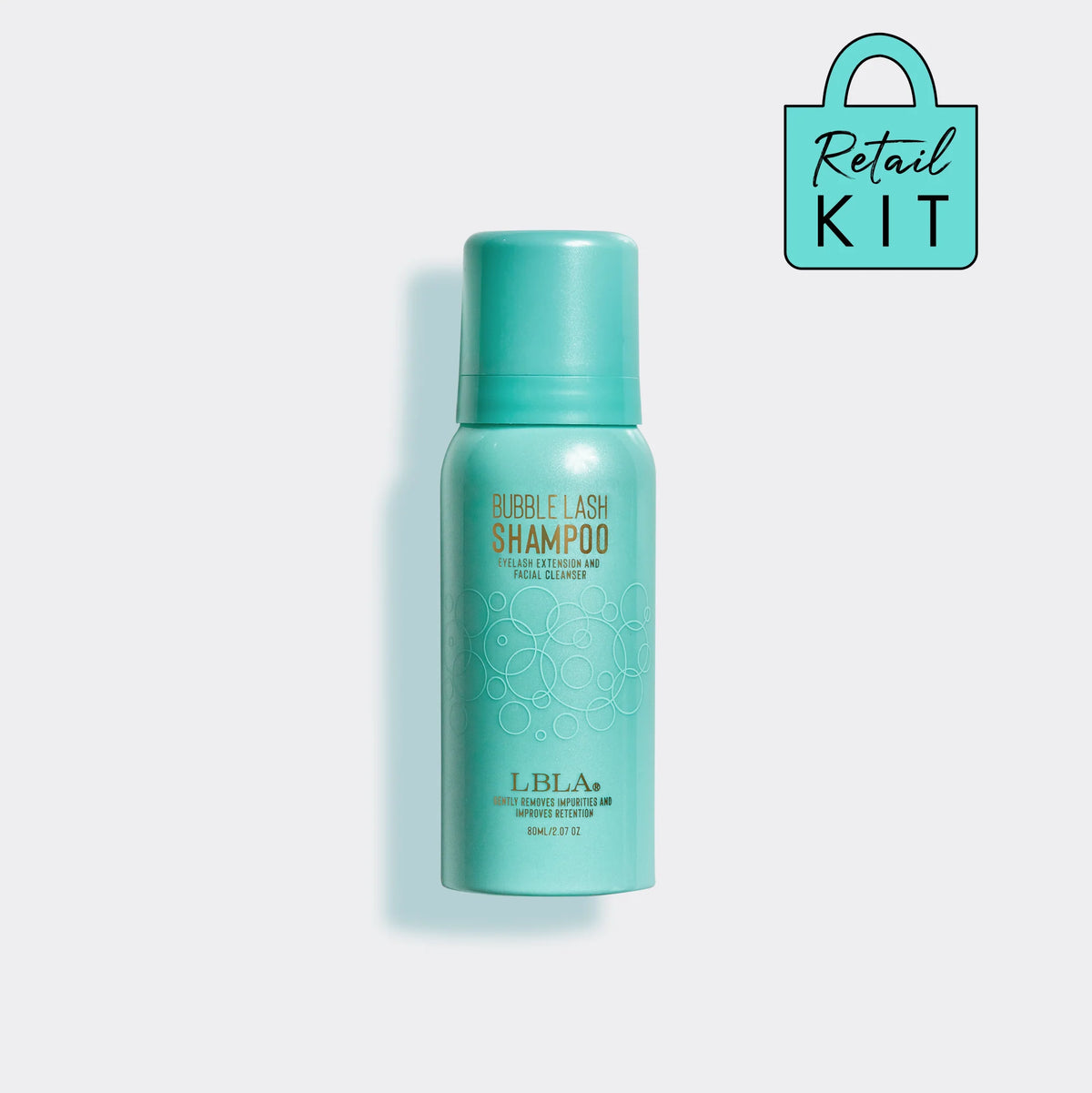 BUBBLE LASH SHAMPOO TRAVEL SIZE 80ml - RETAIL SET