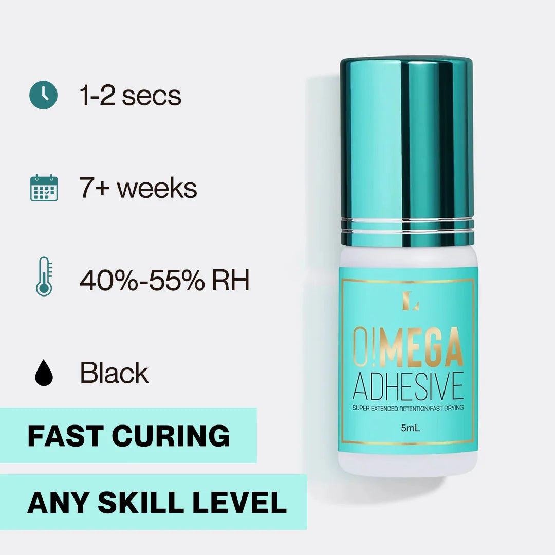 OMega | Lash Extension Glue, Balanced (0.5 to 2 Sec)