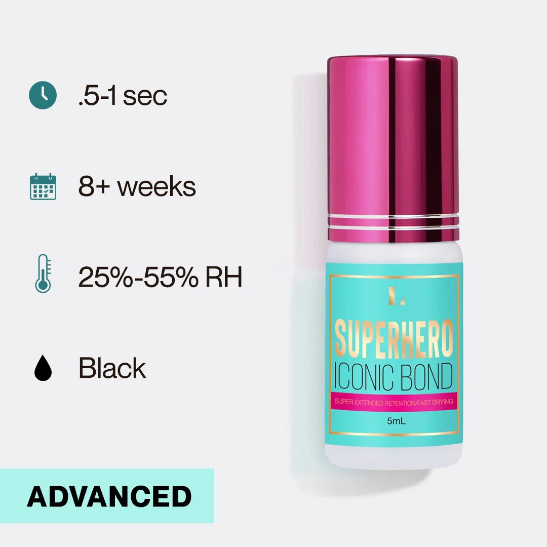 Superhero Iconic Bond | Fast Eyelash Extension Glue (0.5 to 1 sec)