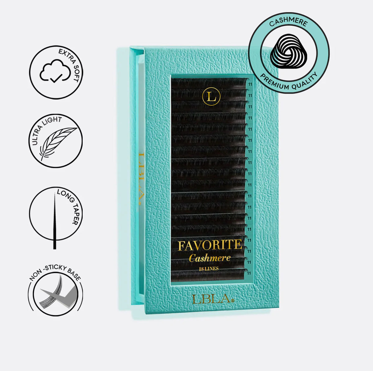 FAVORITE - CASHMERE FAUXMINK LASHES 0.05MM VOLUME LASHES