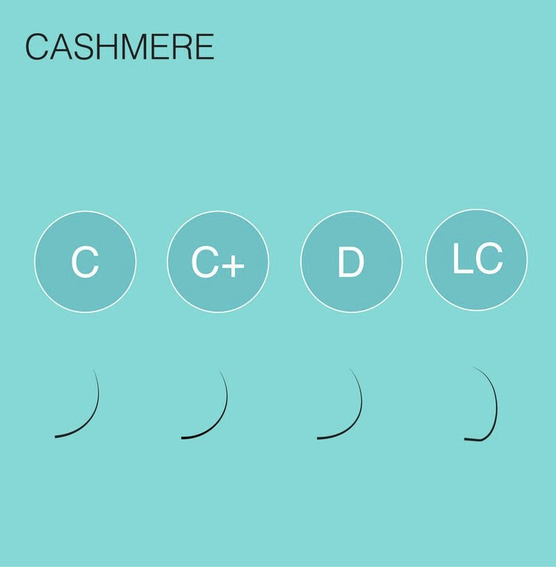 CASHMERE MINK 0.06MM Volume LASH TRAY curl options C, C+, D Lash Box LA Australia