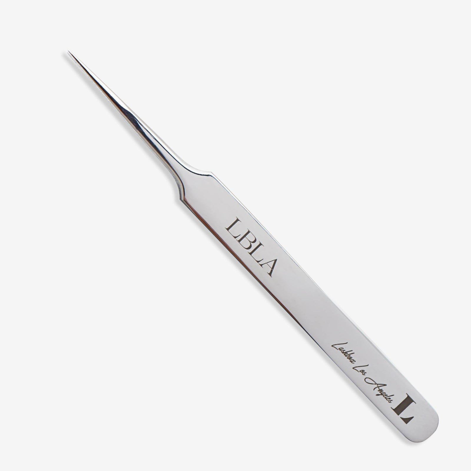 HERMOSA STRAIGHT TWEEZER- SILVER-LashBox LA Australia